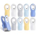 thumbnail image 1 of HAHDAXIA 10 Pc Bag Clips with Magnet- Food Clips, Chip Clips, Bag Clips for Food Storage with Air Tight Seal Grip for Bread Bags, Snack Bags and Food Bags (Yellow and Blue), 1 of 4