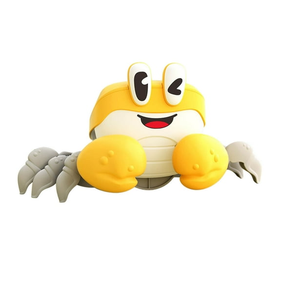 JVBTVB Toys, Crawling Crab Baby Toy 2025 Infant Toys Moving Walking Dancing Crawling Crab Toys for Babies Interactive Sensory Toy with Light and Sound Baby LiHoliday Gifts