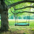 thumbnail image 5 of Hey! Play! Spider Web Tree Swing-Large 40-inch Diameter Hanging Tree Rope Saucer Seat, 5 of 6