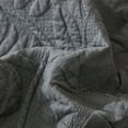 thumbnail image 6 of MarCielo  3 Piece Cotton Oversized Bedspread Quilt Set Tmonica Heather Grey - Queen, 6 of 6