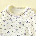 thumbnail image 6 of TOWED22 Baby Girl Clothes Toddler Girl Outfits Fall Winter Ruffle Shirt Pants Cute Infant Clothing Set for Little Girl Size:18-24 M,Color:Dark Purple, 6 of 6