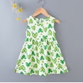 thumbnail image 3 of ATOGUTA Girls Dresses Straps Party Dresses Cute Printed Sleeveless Beach Sundress, Size 1T-11, 3 of 6