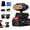 5 Batteries *1, variant on Space Heater,3000mAh Rechargeable Battery Powered Space Heater, Ultra-Light/Ultra-Powerful/360-Degree Rotation/Anti Tilt Design, for Camping/Indoor/Car Defroster