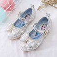 thumbnail image 1 of Sandalias de Elsa de Frozen de Disney para niñas, zapatos de baile de fiesta, sandalias de princesa de Frozen brillantes, zapatos planos, 2021 heqiyong LED, 1 of 2