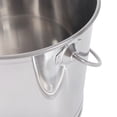 thumbnail image 6 of 14L Stainless Steel Milk Pail Bucket with Lid Stainless Steel Container, 6 of 12