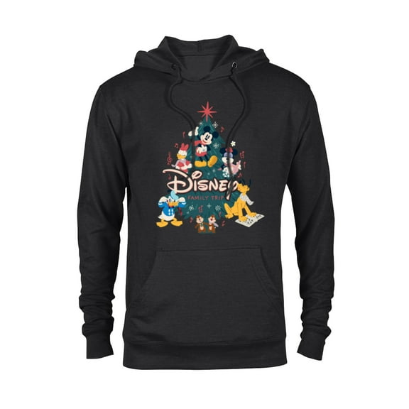 Disney Mickey & Friends Carols Christmas Holiday Family Trip - Pullover Hoodie for Adults - Customized-Black