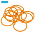 thumbnail image 3 of Uxcell 1.8" OD 1.5" ID Loose Leaf Rings Binder Ring Book Rings Steel for Scrapbook, Orange 10 Pack, 3 of 6