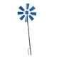thumbnail image 3 of Escultura de viento de metal, molino de viento decorativo con estaca de metal para jardín, césped Azul, 3 of 9
