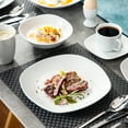 thumbnail image 5 of MALACASA, Series Elisa, 50-Piece Porcelain Dinnerware Set, White Dinner Set, Service for 6, 5 of 8