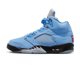 thumbnail image 2 of Sneakers Nike Retro 5 Jordan Unc DV1310401 para Hombre color Azul, 2 of 4