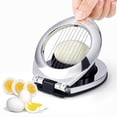 thumbnail image 1 of Cortador de huevos 2 en 1, rebana y gajos, herramienta de cocina para cortar frutas, herramienta para cortar huevos cocidos, 1 of 5