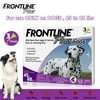 Frontline Plus Flea and Tick Treatment for Large Dogs 45-88 lbs, 3 Doses