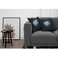 thumbnail image 3 of Ambesonne Galaxy Throw Pillow Cover 2 Pack, Planet Outer Space Scene, 18", Dark Blue Grey, 3 of 5