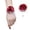 Red Wine, variant on 1 Pcs Corsage and Boutonniere Set, Corsage Wristlet, Beach Wedding Bridal Bouquet, Holding Toss Artificial Flower with Decor, Bride Wrist Flowers, Groom Chest Flowers, 4.33×2.76 in,Light Blue