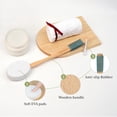 thumbnail image 2 of Bathway Lotion Applicator for Back, Feet, 2 Replacement Pads with 17" Curved Handle, Back Sunscreen Applicator for Kids, Elderly, Women, Apply Cream Medicine Moisturizer Tanner, White, 2 of 8