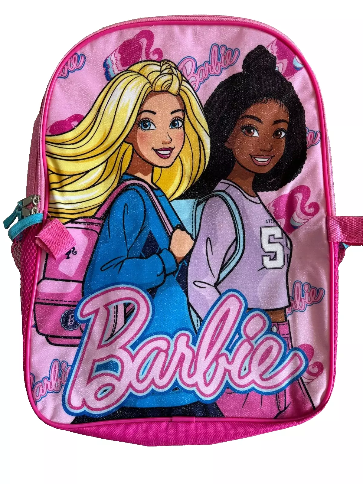 Barbie Age 5 Plus Backpack Lunch Bag, Pink, 2-Piece