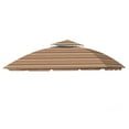 thumbnail image 2 of Garden Winds Replacement Canopy Top Cover for the South Hampton Gazebo -Standard 350 - Stripe Canyon, 2 of 8