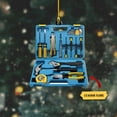 thumbnail image 2 of Mechanic custom shaped acrylic christmas Ornament,Christmas gift for Mechanic, Ornament Decoration, Ornament For Gift,Ornament Christmas,Christmas tree decoration--Please message us your custom name, 2 of 2