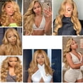 thumbnail image 2 of Extensiones de cabello QEUOPE P27/613 Honey Blonde Body Wave 3x22cm, 2 of 8