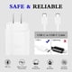 thumbnail image 4 of Cargador Tipo C, Bloque de Carga Rápida Tipo C de 25 W Con Cable Usb C de 1,8 M, Compatible Con Galaxy S23 Ultra/S23+/S22/S21/S20/Phone 16/16 Plus/16 Pro Max/15/15 Pro Max/15 Plus (Blanco), 4 of 8