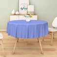 thumbnail image 5 of Tchckioa Solid Color Round Waterproof Tablecloth,Sky Blue Table Cloth Cover for Banquet Restaurant Home Decor,70 Inch, 5 of 6