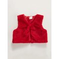 thumbnail image 6 of Toddler Baby Christmas Tree Tulle Dress with Furry Vest Headband 3Pcs Outfit, 6 of 8