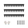 thumbnail image 1 of VEVOR Steel Landscape Edging 3 Packs 40 x 6 in Rust-Resistant Garden Edging Border, 1 of 9