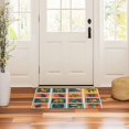thumbnail image 3 of Yayeee Doormat for Inside 20"x32" Absorbent Low-Profile Washable Non-Slip Rubber Backed Entryway Rug, Jungle Stamp, 3 of 8