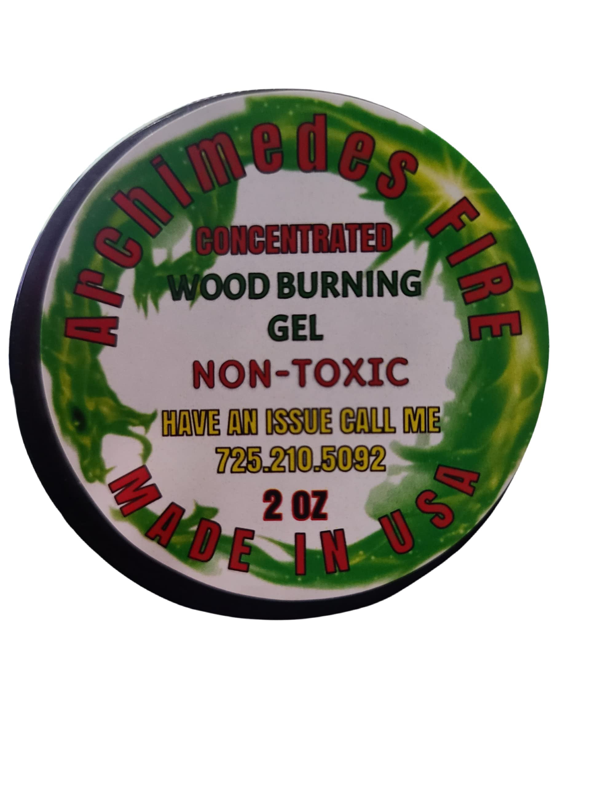 Versatile Wood Burning Gel Kit - 4 OZ - Multi-Surface - Non-Toxic