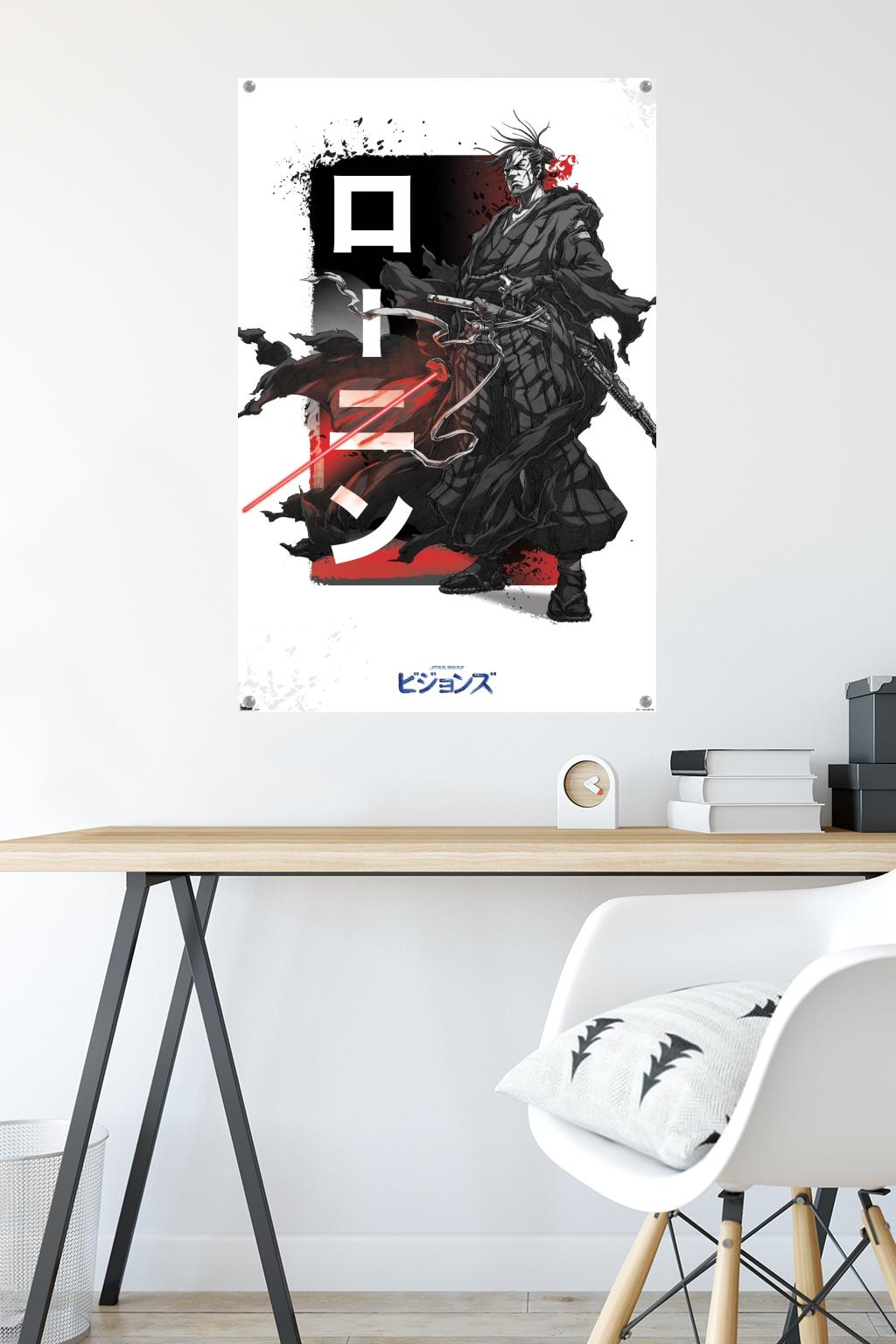 Star Wars: Visions - Saber Wall Poster with Pushpins, 22.375" x 34"