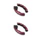 thumbnail image 4 of Riwesomey Kit Universal de cubierta para volante de coche, refuerzo antideslizante para conducción de camiones, suministros de decoración interior rojo colorido 2piezas Riwesomey CBP254444, 4 of 6