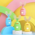thumbnail image 3 of Kids Toothbrush Deeply Cleaning Cartoon Design High Elasticity Effective Deep Cleaning Oral Teeth Brush for Toddlers, 3 of 10