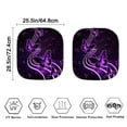 thumbnail image 2 of Garronmavis Butterfly 2 Pack Car Front Windshield Sunshade ,Reflected Sun Glare Anti-UV Car Interior Protector Sunshades, 2 of 5