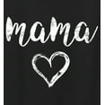 thumbnail image 2 of Mama Heart Graphic T-Shirts Black (M), 2 of 4