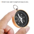 thumbnail image 4 of Uxcell Pocket Compass Survival Sports Navigation Compass with Key Ring Yellow 2 Pack, 4 of 6