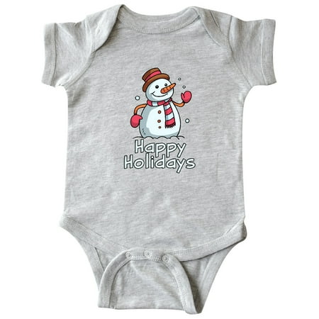 

Inktastic Happy Holidays Gift Baby Boy or Baby Girl Bodysuit