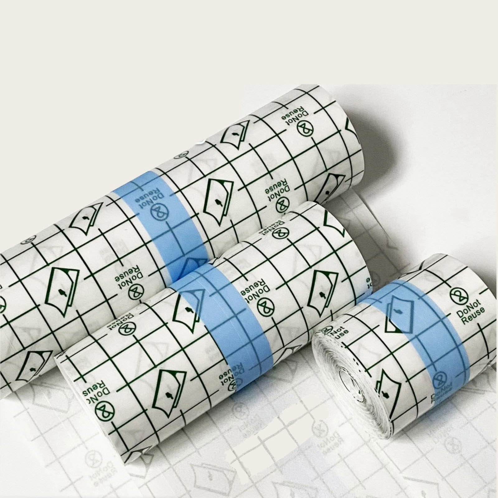 2 Rolls Tattoo Aftercare Bandage - Waterproof Transparent Second Skin Wrap for Tattoos, Stretch Adhesive Film for Swimming, Showering & Wound Healing (4" x 10FT Each Roll)