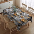 thumbnail image 2 of Gray Background Basketball Elements Pattern Rectangle Tablecloth 60"x84",Waterproof Polyester Rectangle Table Cloth, Wipeable Spillproof Polyester Tablecloth for Dining, Camping, Indoor and Outdoor, 2 of 5