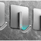 thumbnail image 3 of 10pz  Xtellar Ganchos Para Colgar,ganchos Pared Adhesivos Inoxidable Color Plateado, 3 of 3