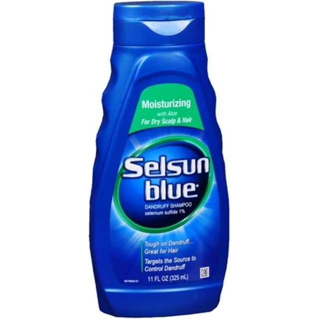 Selsun Blue Moisturizing Dandruff Shampoo 11 oz (Pack of 4)