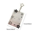 thumbnail image 5 of Jesscasday Elegant Star Card Holder Keychain For Kpop Fans Portable Idol Photo Card Organizer With Sturdy Acrylic Designs, 5 of 12