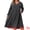 Dark Gray, variant on DARING DIVA Women's Plus Size V Neck Long Sleeve Ribbed Knit A Line Dress 1X Brown