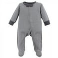 thumbnail image 3 of Touched by Nature Baby Boy Organic Cotton Zipper Sleep and Play 3pk, Fox, 3-6 Months, 3 of 4