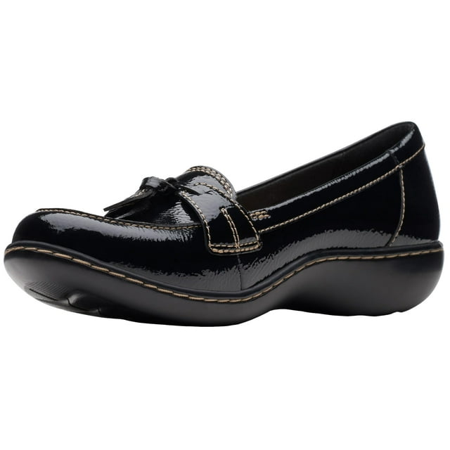 Zapatos Clarks Ashland Bubble Loafer Negro Charol Talla 7.5
