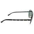 thumbnail image 3 of Versace  Metal Unisex Aviator Sunglasses Matte Black 59mm Adult, 3 of 3