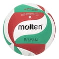 thumbnail image 1 of Balón de Voleibol Molten V5M2200 No.5 PU Laminado Tricolor Verde/Blanco/Rojo, 1 of 5