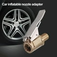thumbnail image 2 of Quick-Fill Tire Inflator Nozzle for Hassle-Free Inflation -Brass Material, 1 x Car Pump Adapter Included, 2 of 8