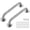 Brushed Nickel-12 Inch-2, variant on 12 Inch White 2 Pack Stainless Steel Bathroom Grab Bar