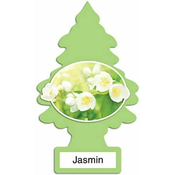 LITTLE TREES Air Fresheners Car Air Freshener. Hanging Tree Provides Long Lasting Scent for Auto or Home. Jasmin, 24 Air Fresheners