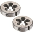 thumbnail image 1 of HUGFEGWE 1/2-20 Round Die, Machine Thread Right Hand Threading Die, Alloy Tool Steel 2pcs CJB91-23396, 1 of 7